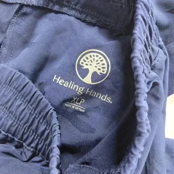 Healing Hands Scrubs Women's Kennedy Jogger Pant 9600 NAVY EUC | Size XLP - Picture 4 of 6